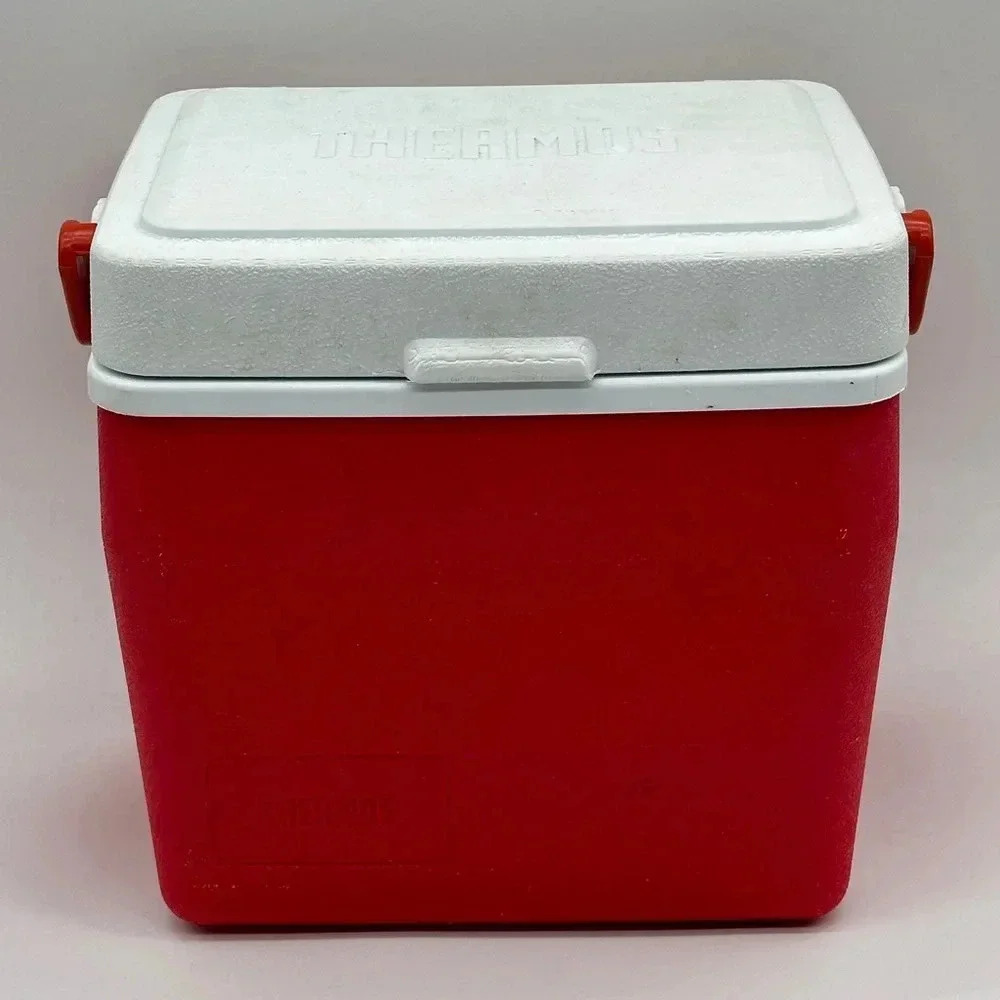 Thermos‎ Cooler Model 7708 80's 90's Red Vintage